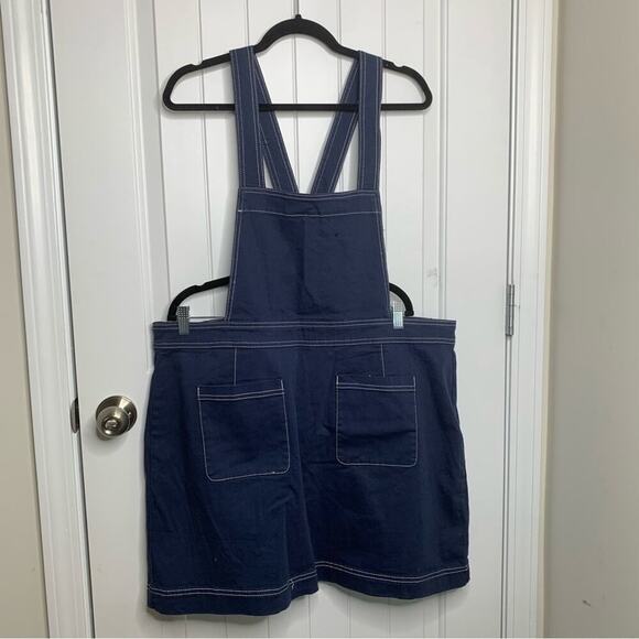 Modcloth blue overall  skirt size 18 - Picture 2 of 9